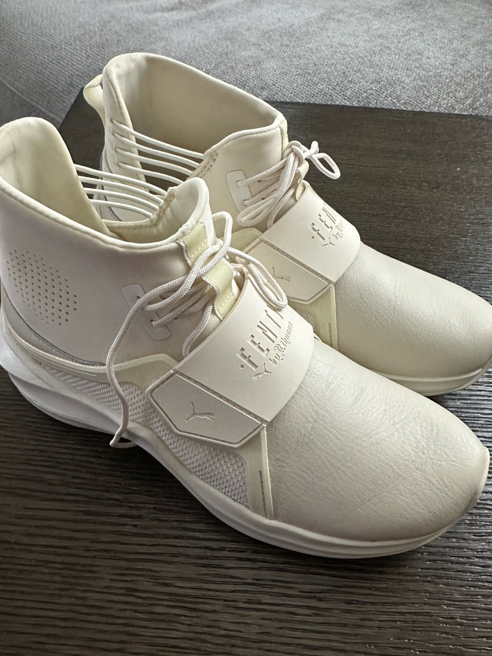 FENTY X Puma white high top sneakers
